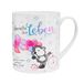 Sheepworld XL-mok motief "Genieße" | Grote mok van porselein, jumbo-mok, 60 cl, mok met spreuk | geschenk, vriend, vriendin | 46205, 1 stuk (1 stuk), roze