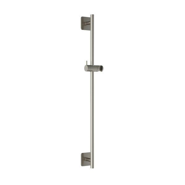 Hotbath Gal Verstelbare glijstang 100 cm Geborsteld Nikkel PVD GL311GNP