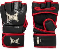 Tapout MMA-handschoenen Crafton MMA-trainingshandschoenen van kunstleer (1 paar) - Zwart/Rood/Ecru - Maat M