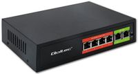 Qoltec Switch Fast Ethernet 4X Rj45 Poe 65W