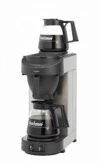 Animo koffiezetapparaat + 2x kan zwart