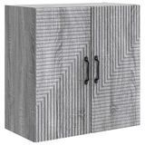 vidaXL Wandkast Grijs Sonoma 59 x 31 x 60 cm Bewerkt hout