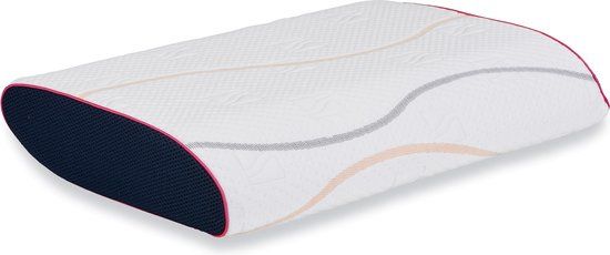 M line Pillow You Fuchsia Ergonomic Memory Foam Pillow - Soft/Medium Firm - Washable Cover - 3 Year Warranty