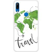 P Smart Z Map Travel Bedrukt siliconen hoesje