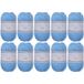 Utopia Crafts JOY Uni brei- en haakgaren, zacht, onderhoudsvriendelijk, 100% polyacryl, bol van 10 x 50 g, 150 m (babyblauw)
