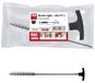 Brosse de nettoyage légère pour trou de forage - 20 mm - Pour brique creuse et pierre perforée - M8 et M10