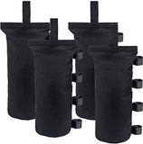 Joramoy Heavy Duty Luifel Gewichtszakken (120 lbs) voor pop-up luifeltent, beenluifel, gewichten, zandzakken voor onmiddellijke buitenbeschutting luifel/terrasparaplu, set van 4