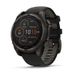 Garmin Fenix 8 Solar Sapphire 47mm - Carbon Gray DLC Titanium - Multisport GPS Smartwatch - Zwart/Grijs
