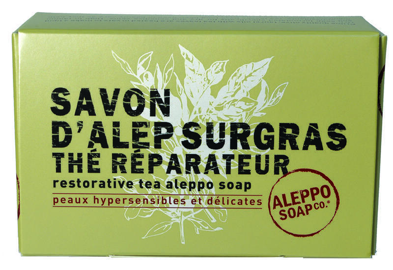 Aleppo Soap Co zeep met thee in doosje 150 G