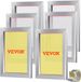Vevor Zeefdrukkit, 6 Stuks Aluminium Zeefdrukframes, 10x14 Inch Zeefdrukframes met 156 Mesh, Hoogspanning Nylon Gaas en Afdichtingstape voor T-Shirts, Doe-Het-Zelf Afdrukken, enz