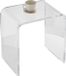 Vevor Acryl Bijzettafel 415 X 305 X 460 mm, U-Vormige Acryl Tafel