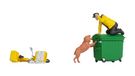 NOCH H0 Funny-scènes "Voorzichtig hond", modelbaanaccessoires voor H0, grappige figuren voor je modellandschap