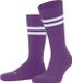 FALKE Dynamic gedessineerd katoen sokken unisex paars - maat 39-41