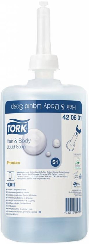 - Tork Hair & Body Vloeibare Zeep S1 Premium
