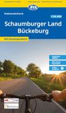BVA Radwanderkarte Schaumburger Land / Bückeburg mit Knotenpunkten 1:50.000