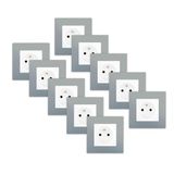 Siemens Delta Viva stopcontact 2P + T, wit, 10 stuks