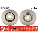 TRW Automotive AfterMarket DF4258S Remschijf - (paar)