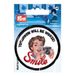 Prym 926079 applicatie Retro SMILE wit/zwart/rood