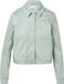 Comma Veste en satin de coton coupe ample avec col chemise