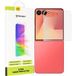 Techsuit Clear Vision Film de protection écran extérieur pour Samsung Galaxy Z Flip7 F766, verre trempé, collage intégral