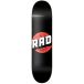 RAD Skateboard Deck Solid Logo (8.125" - Noir/Rouge)