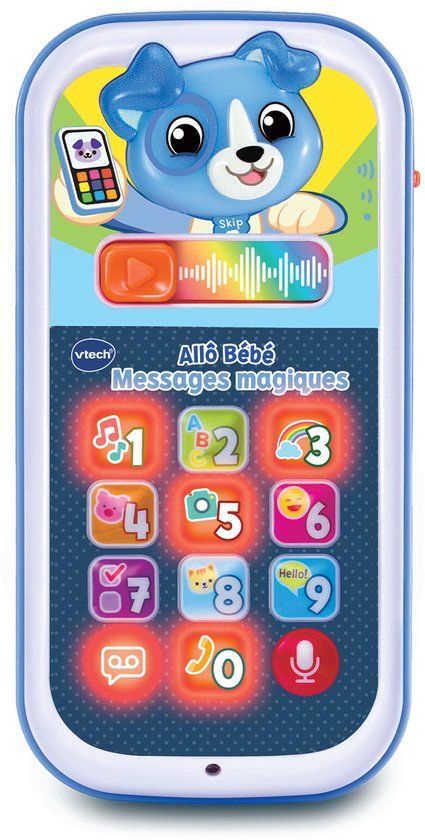 VTech Baby Bel en Leer Puppytelefoon met Spraakberichten