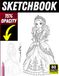 Princess Tracing Sketchbook: 80 Light-Opacity Pages for Princess Dress & Character Drawing Practice
