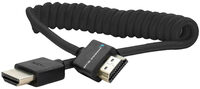 Kondor Blue Kondor Blauw Coiled Full HDMI Cable (12-24"") Zwart