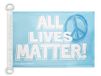 AZ FLAG Bootvlag All Lives Matter 45x30 cm