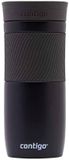 Contigo Byron Snapseal thermosbeker Matte Black - roestvrijstalen isoleerbeker, koffiebeker-to-go, lekvrij, houdt tot 7 uur warm, vaatwasserbestendig BPA-vrij deksel, 470 ml
