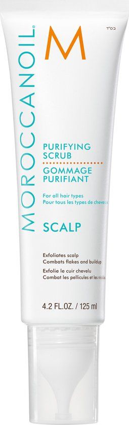 Moroccanoil - Scalp Purifying Scrub - 125 ml - Zwart - Haarclip