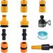 Shenzhen Haorui Industrial Technology Co., Ltd. Tuyau d'arrosage Jeu de connecteurs rapides - Raccords universels pour travaux de jardinage - 6 pièces