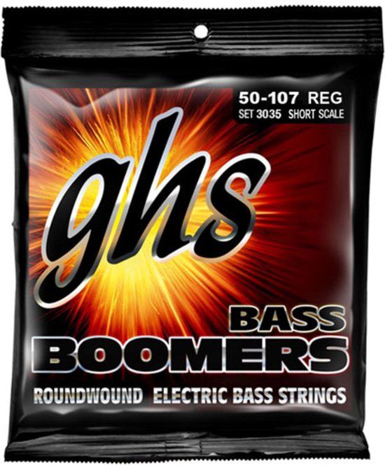 GHS 3035 Shortscale Bass Boomers Regular - 0737681004477