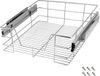 Casaria Tiroir - Télescopique Pour largeur de meuble 50cm 47x44x14cm - Argent