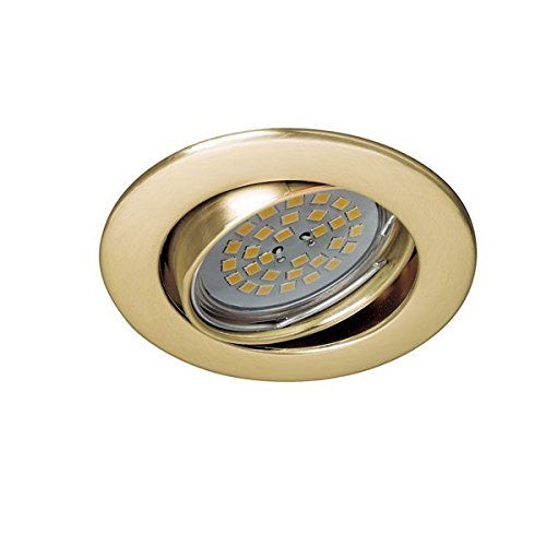 Wonderlamp W-E000022 Basic - Ronde inbouwspot - Roodgoudkleurig
