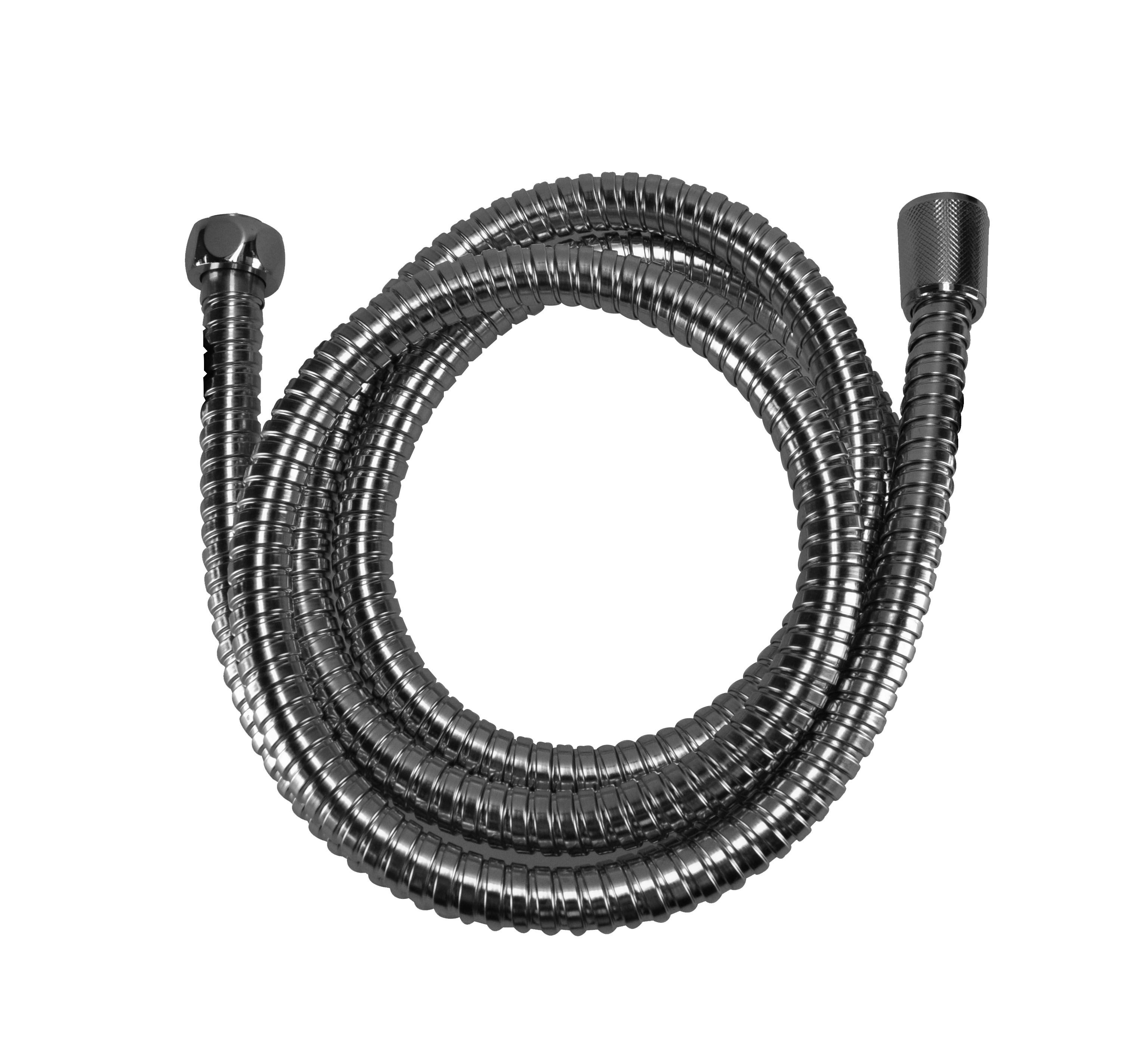 Wiesbaden Doucheslang Dubbel - Chroom - 150 cm