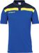Uhlsport Offense 23 Polo Heren - Royal / Marine / Limoen | Maat: S