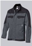 BP Multinorm-jas Apc2 2432-820 Heren Lange Mouw Katoen/Polyester Dunkelgrau/Schwarz Casual