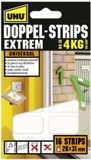 UHU Dubbelzijdige montage kleefpads extra sterk tot 4 kg, wit, 16 stuks
