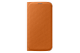 Samsung EF-WG920B Oranje Stof/Weefsel Hoesje voor Galaxy S6
