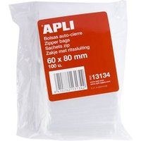 APLI - Ritszak - afsluitbaar - transparant (pak van 100)