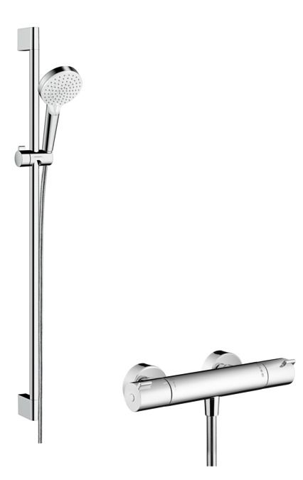 Hansgrohe Crometta Douchesysteem - Wit/Chroom