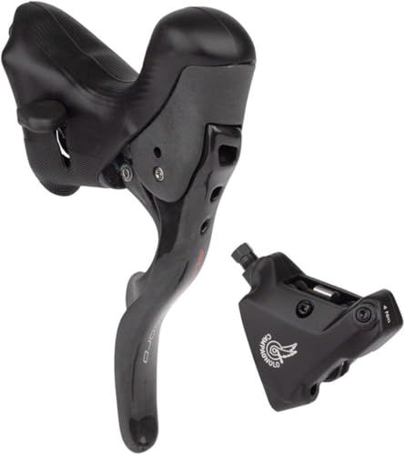 Campagnolo Super Record Db Hydraulic 140 Mm Linker Remhendel Met Schakelaar Zwart 12s