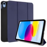 TECHGEAR iPad 10, 10e generatie 11,9 inch Smart Case Slim Smart Case Tri-fold Stand Cover met hoekbescherming [Auto Wake/Sleep] voor iPad 2022 - Marineblauw
