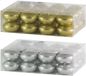 Trend Candles Drijfkaarsen pakket van 48 stuks - 24x goud en 24x zilver - 4 branduren per stuk