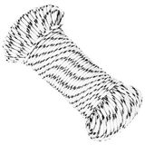 vidaXL - Multifunctioneel touw - 5 mm - 100 m - Wit - Polyester