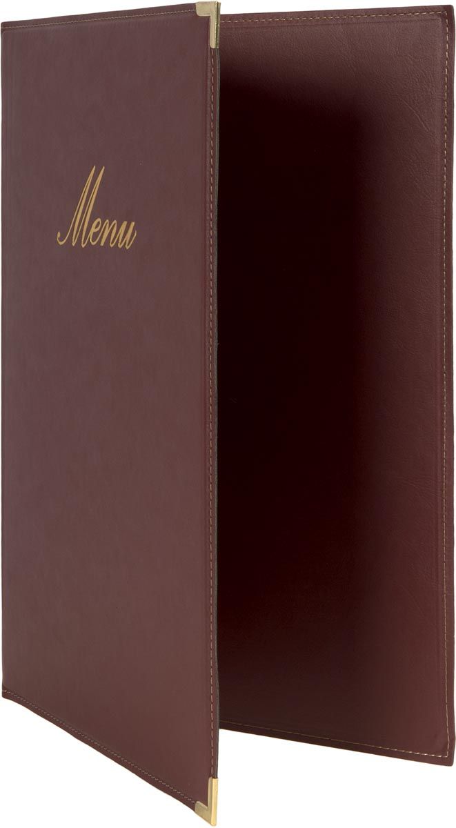 Securit Menumap Classic Wijnrood A 4