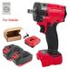Perceuse sans fil avec fonction de frappe - Visseuse sans balai 1,27 cm / 0,64 cm - couple de 350 Nm - éclairage de travail LED - 18 V, 2 batteries, prise UE