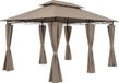 Casaria Paviljoen Topas 3x4m - UV-bescherming 50+ - Taupe