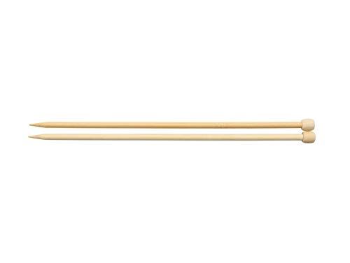 Glorex Breinaalden van bamboe, 8,0 mm, 35 cm, natuurlijk, 8 mm